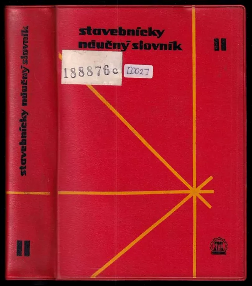 Stavebnícky náučný slovník II (Samo Šaling, 1962)