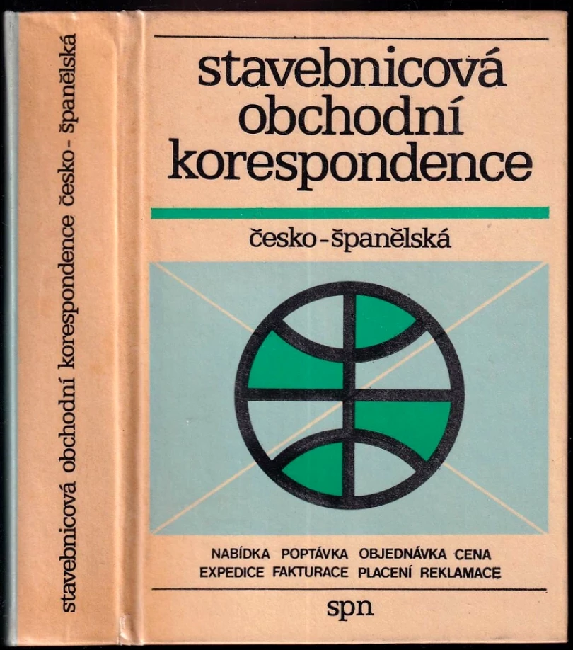 Stavebnicová obchodní korespondence česko-španělská (Antonín Dynda, 1980)