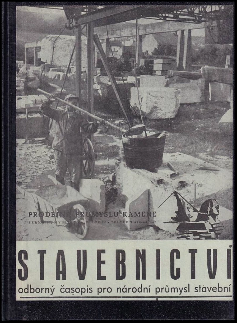 Stavebnictví IV. KOMPLETNÍ ROČNÍK, čísla 1.-12. (Rudolf Zelinka, 1950)