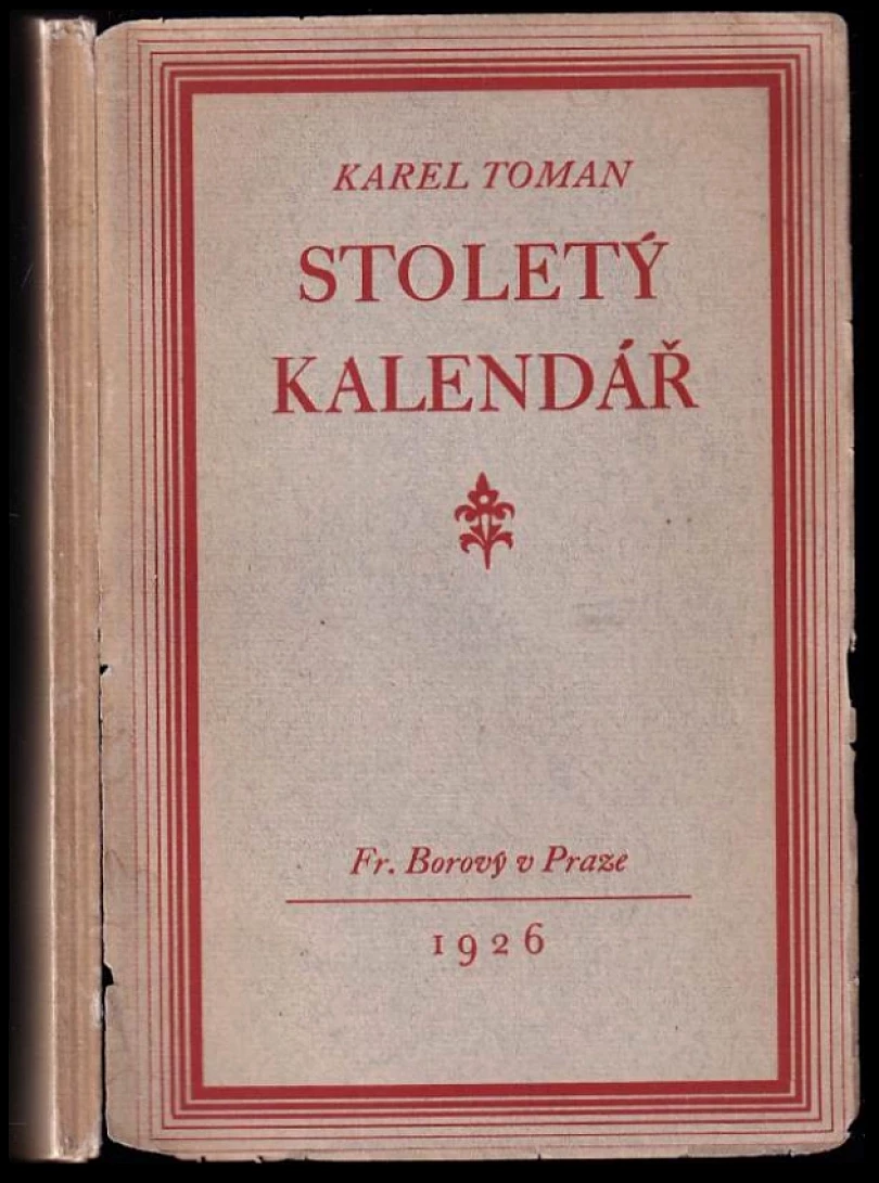 Levně Stoletý kalendář (Karel Toman, 1926)