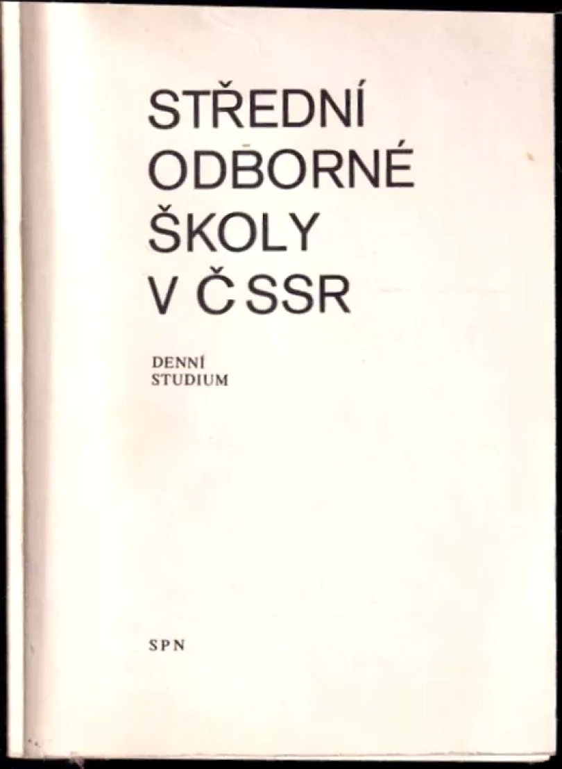 Střední odborné školy v ČSSR (, 1983)