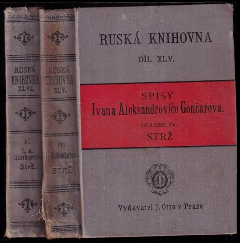 Levně Strž - román o pěti částech: Díl 1+2 (I-II + III-V) (Ivan Aleksandrovič Gončarov, 1906)