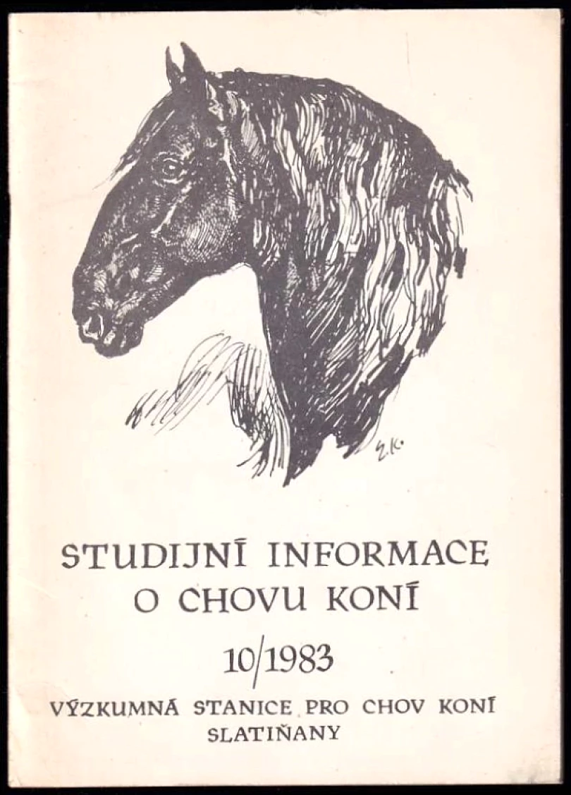 Studijní informace o chovu koní 10/1983 (Jaromír Dušek, 1983)