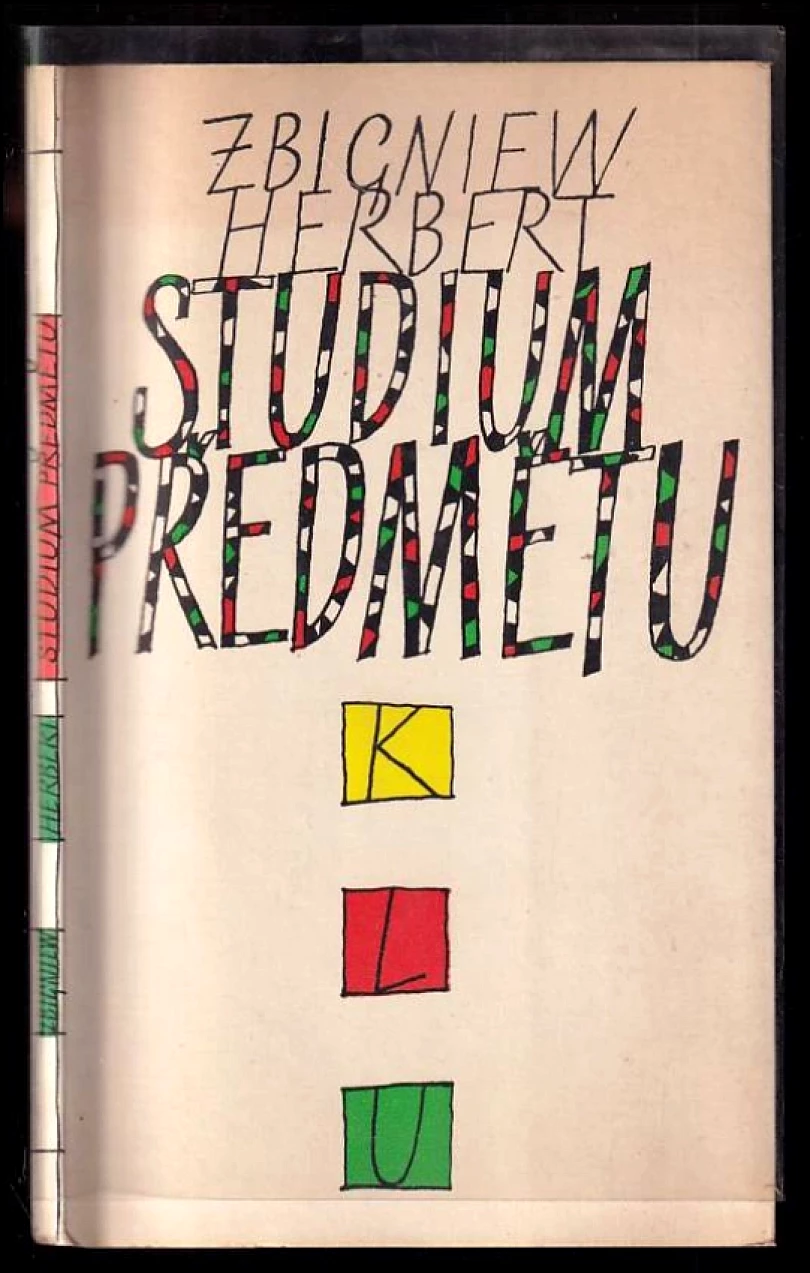 Studium předmětu (Zbigniew Herbert, 1965)
