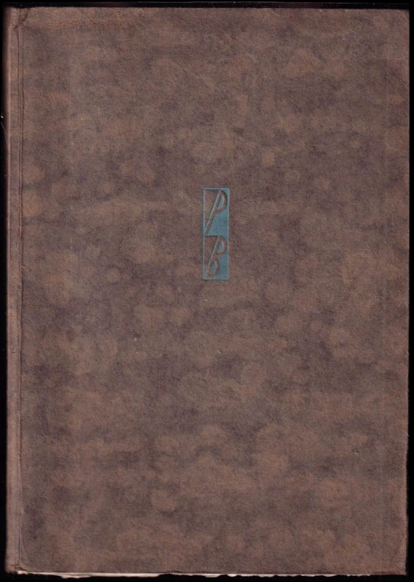 Stužkonoska modrá (Petr Bezruč, 1930)