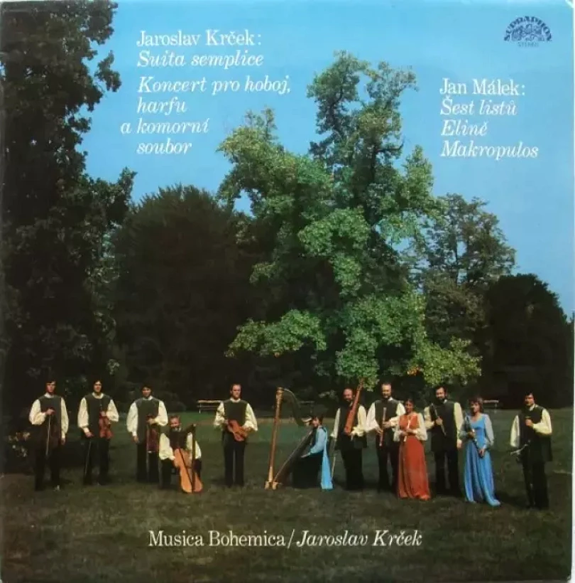 Levně Suita Semplice / Koncert Pro Hoboj, Harfu A Komorní Soubor / Šest Listů Elině Makropulos (Musica Bohemica, 1984)