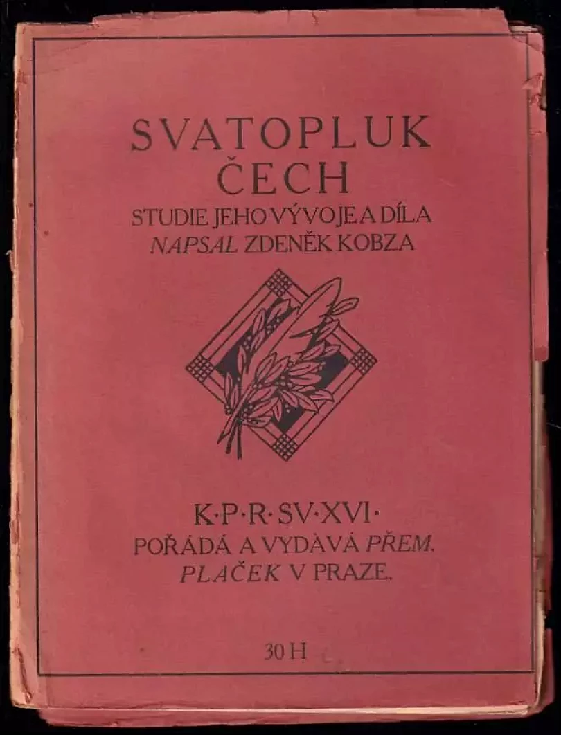Svatopluk Čech (Zdeněk Kobza, 1910)