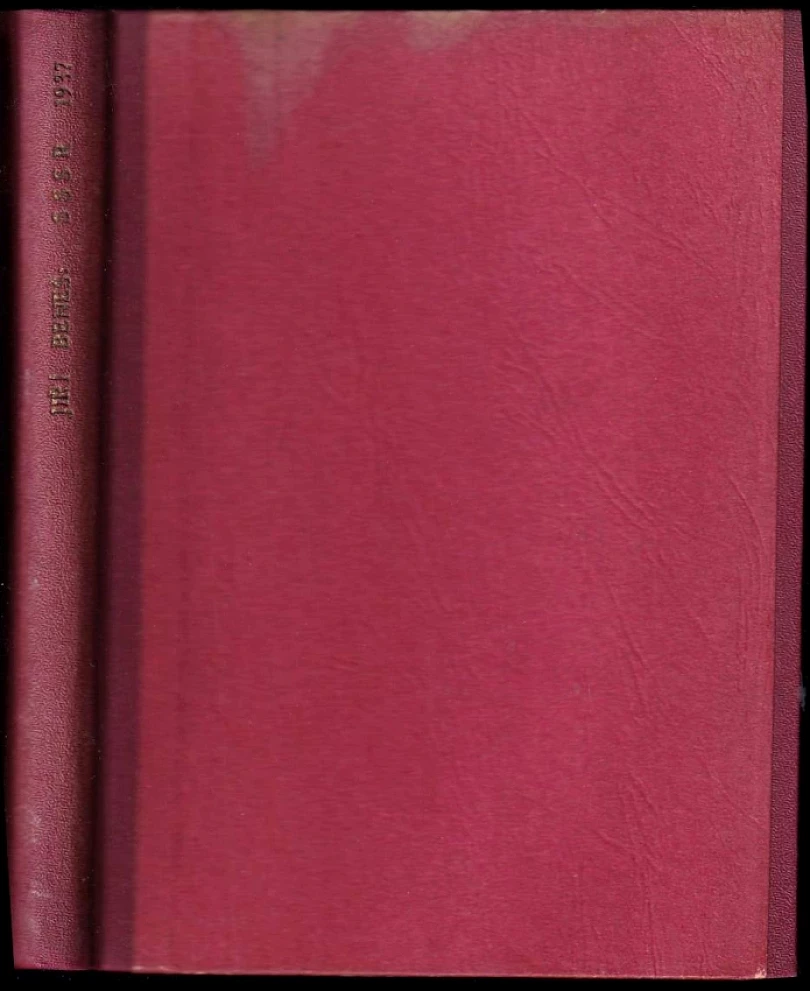 Levně Svaz sovětských social. republik (SSSR) 1937 (Jiří Beneš, 1937)