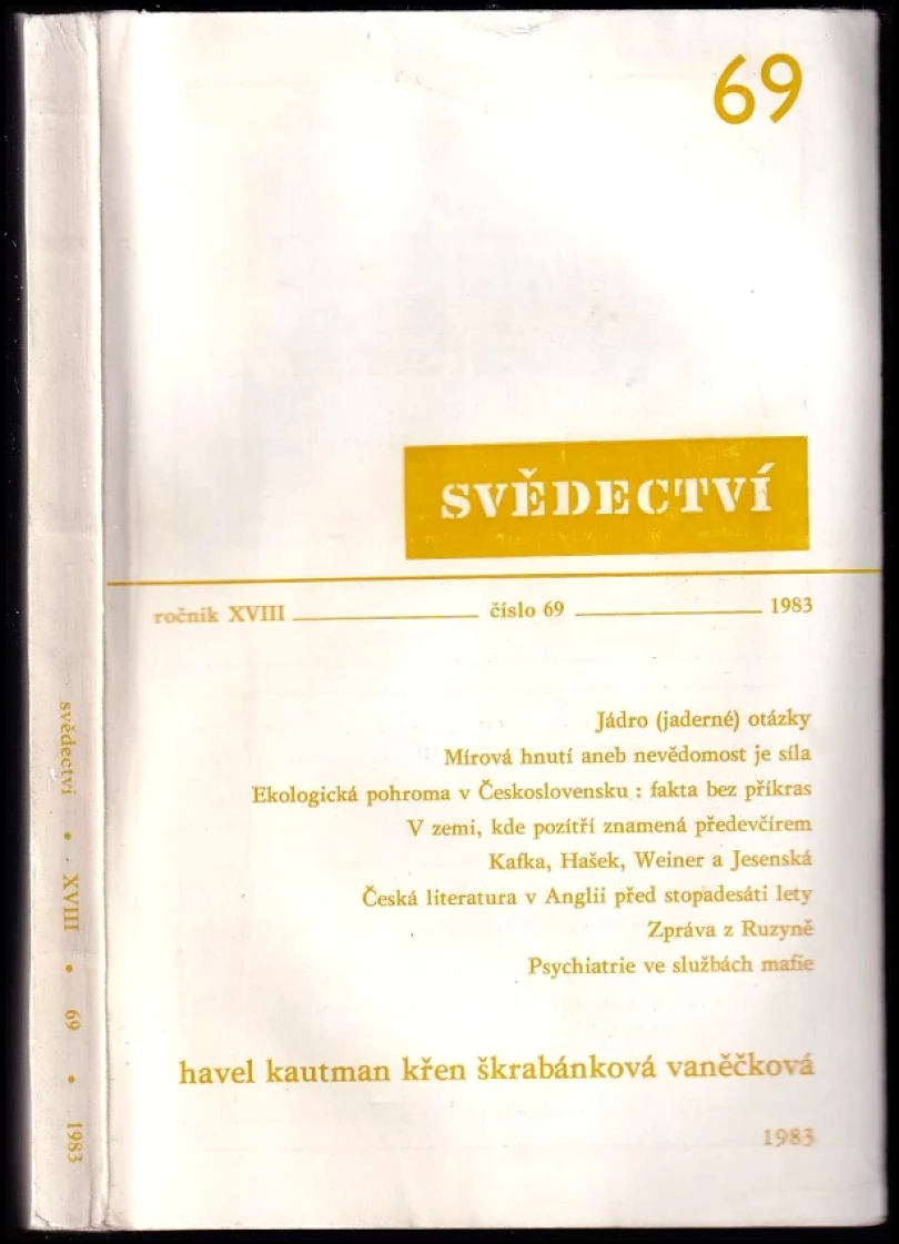 Svědectví (Václav Havel, 1983)
