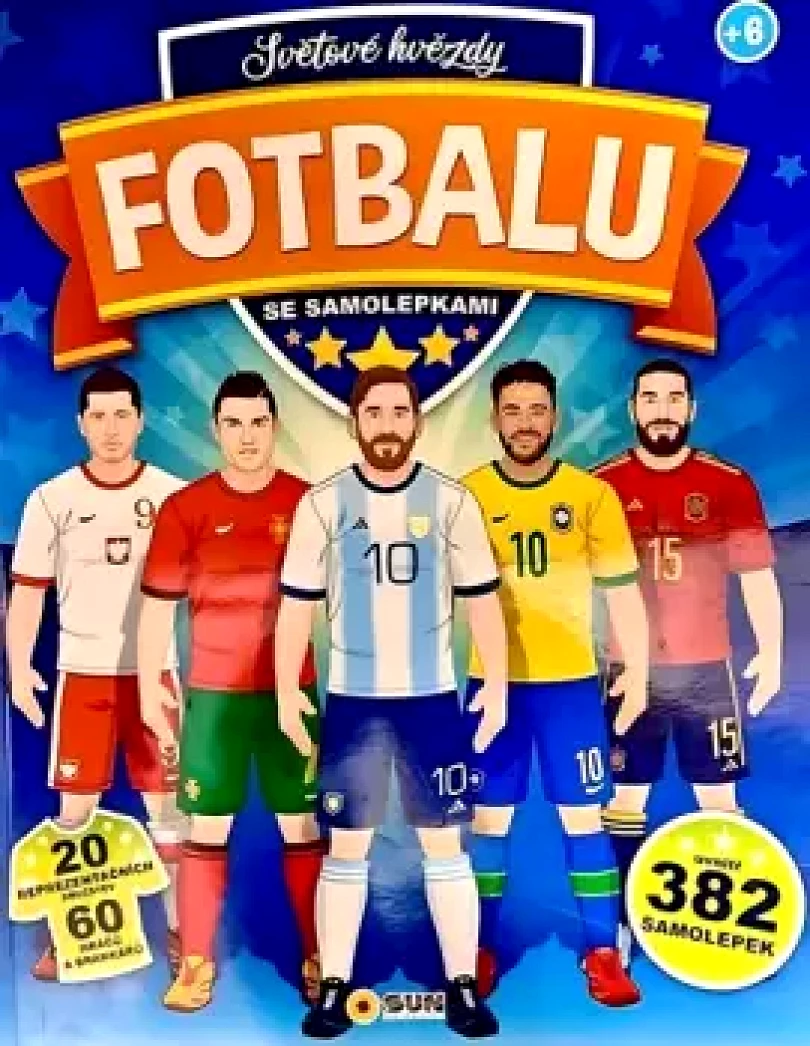 Světové hvězdy fotbalu se samolepkami (, 2024)