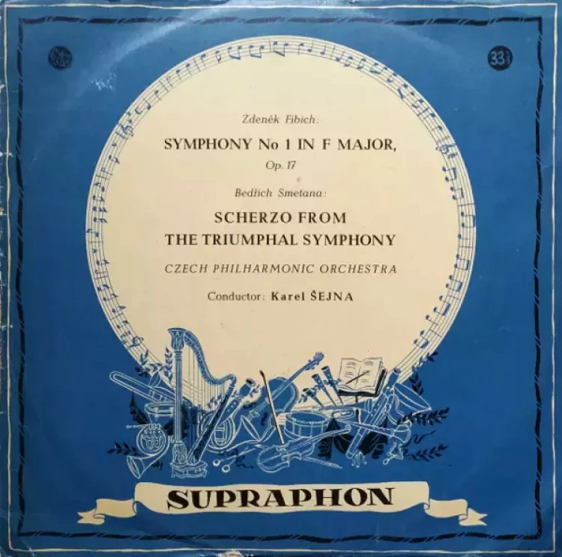 Levně Symphony No. 1 In F Major / Scherzo From The Triumphal Symphony (The Czech Philharmonic Orchestra, 1958)