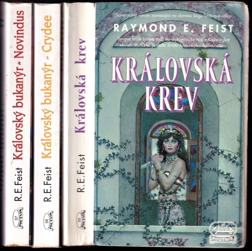 Levně Synové Krondoru 1 - 3 - KOMPLETNÍ SÉRIE - Královská krev + Královský bukanýr - Novindus + Královský bukanýr - Crydee (Raymond E Feist, 1998)...