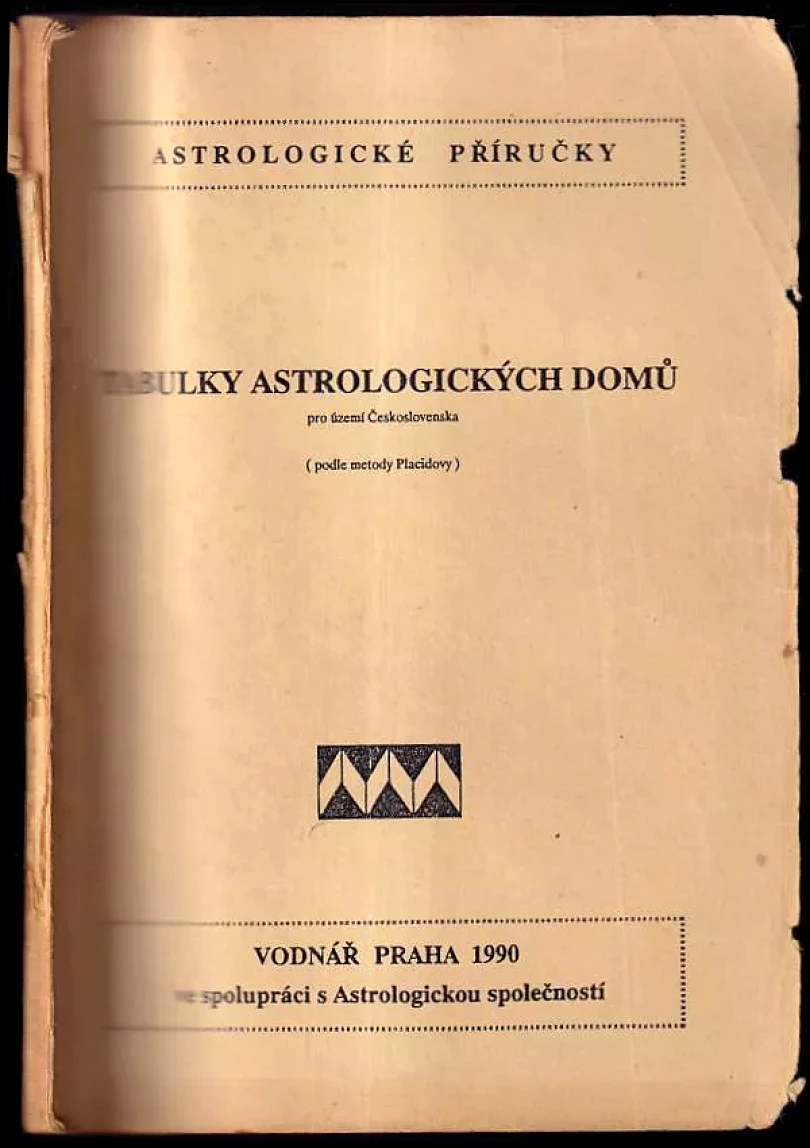 Levně Tabulky astrologických domů pro území Československa (Vladimír Kvasnička, 1990)
