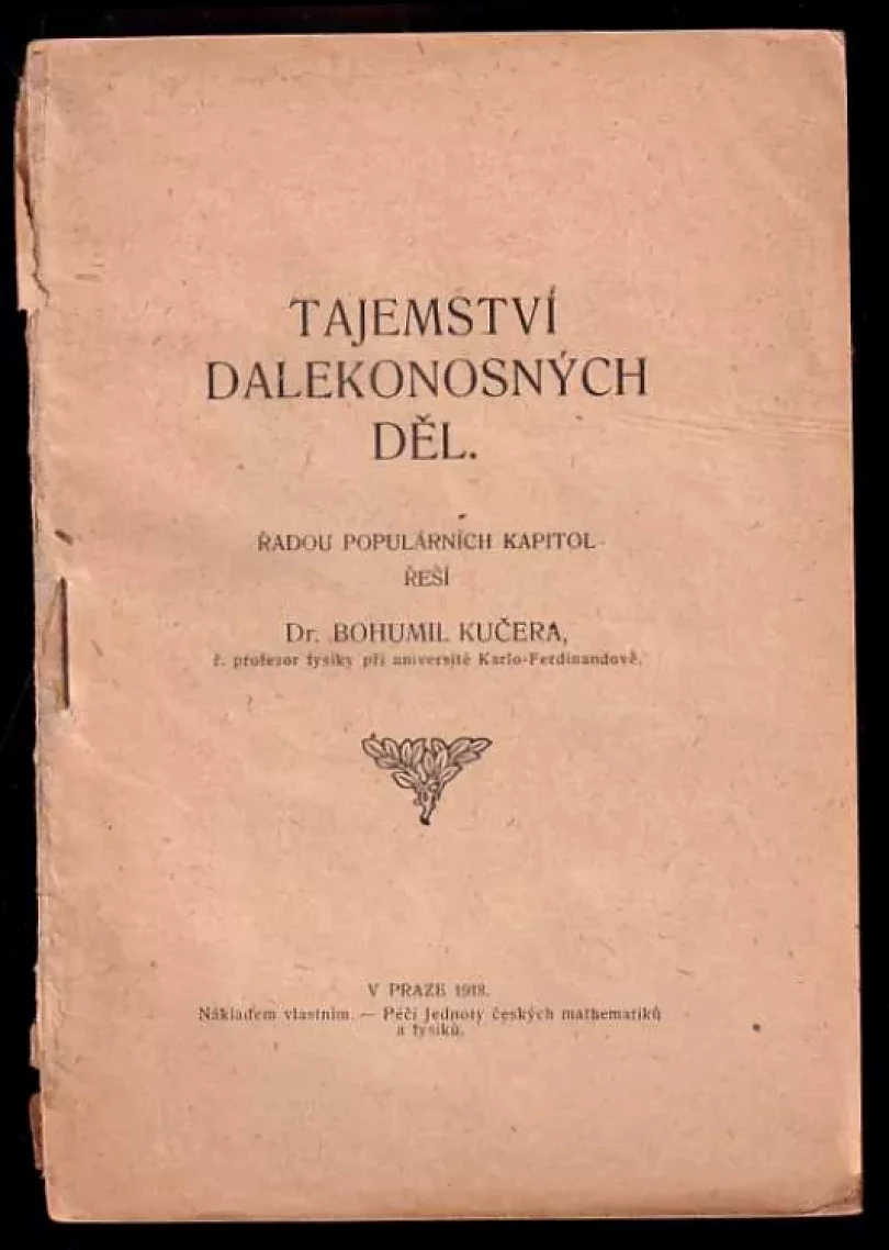 Tajemství dalekonosných děl (Bohumil Kučera, 1918)