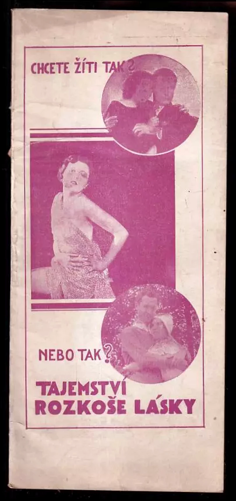 Tajemství rozkoše lásky - STARÁ EROTIKA (J Vysocký, 1927)