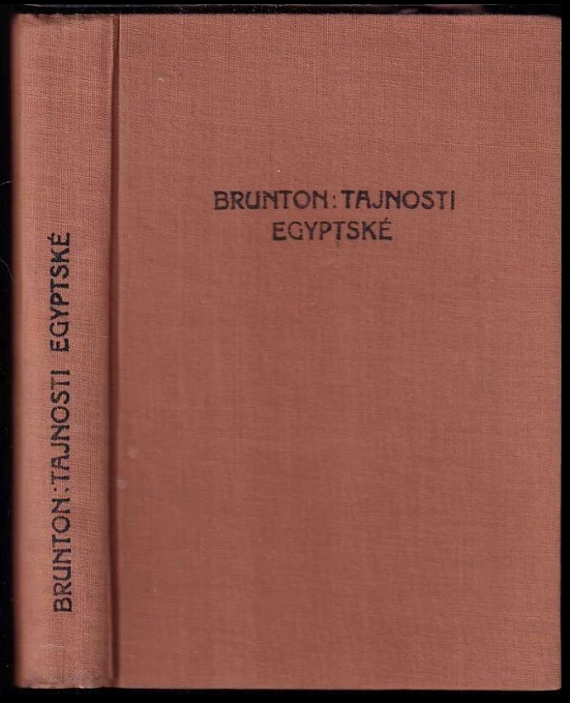 Tajnosti egyptské (Paul Brunton, 1937)