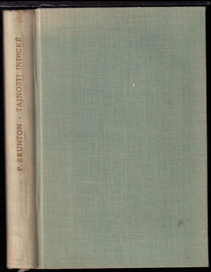 Levně Tajnosti indické (Paul Brunton, 1937)
