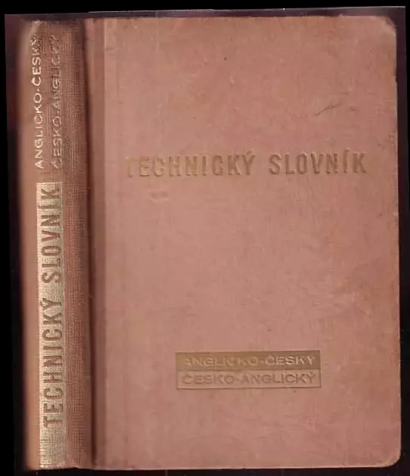 Technický slovník anglicko-český a česko-anglický (, 1950)