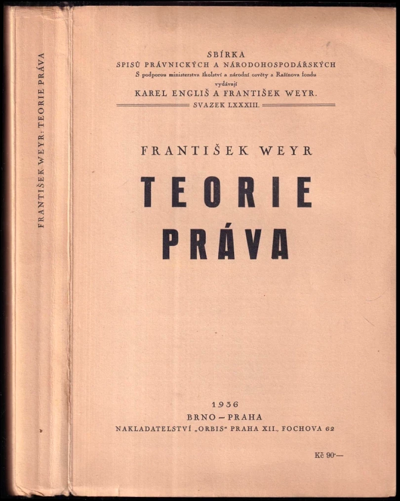 Teorie práva (František Weyr, 1936)