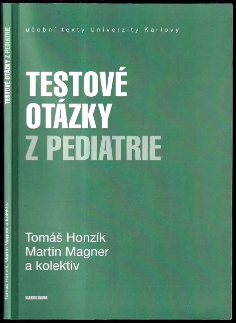 Levně Testové otázky z pediatrie (Tomáš Honzík, 2020)