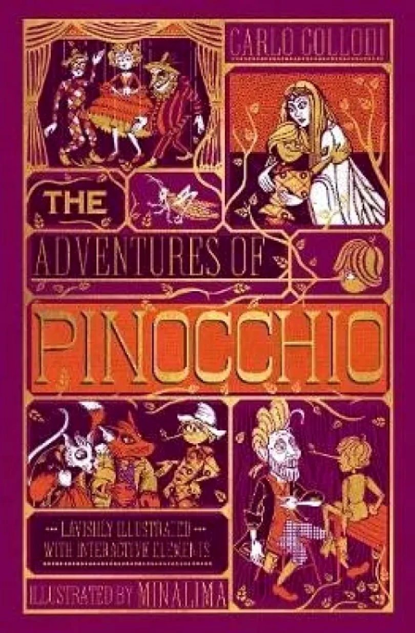 Levně The Adventures of Pinocchio (Ilustrated with Interactive Elements) (Carlo; Collodi,, 2020)