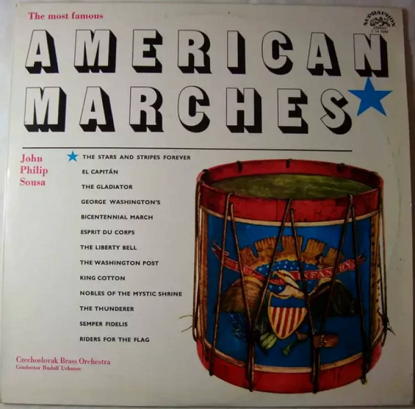 Levně The Most Famous American Marches (Rudolf Urbanec, 1977)