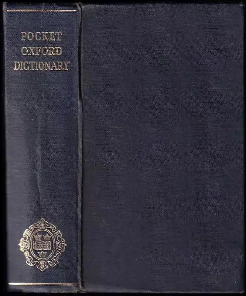 The pocket Oxford dictionary of current english (, 1967)