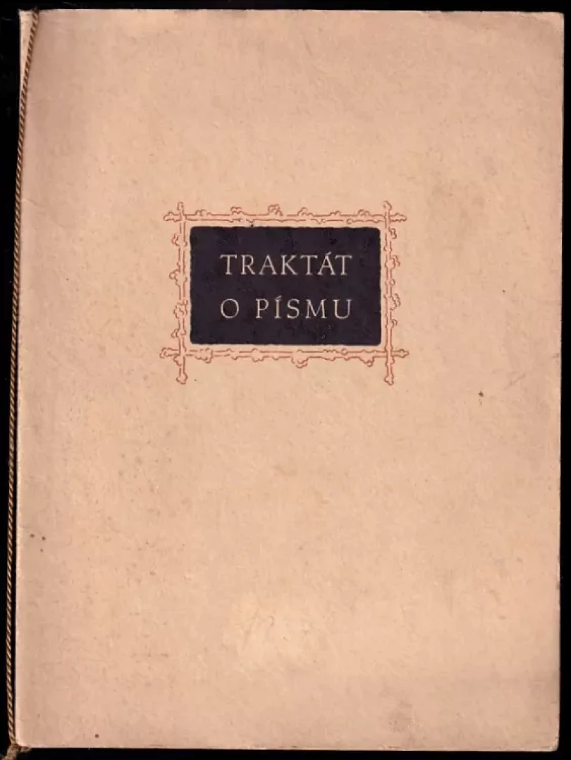 Traktát o písmu (František Zahálka, 1937)