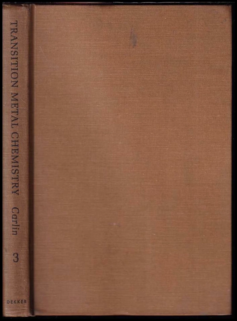Levně Transition metal chemistry (, 1966)