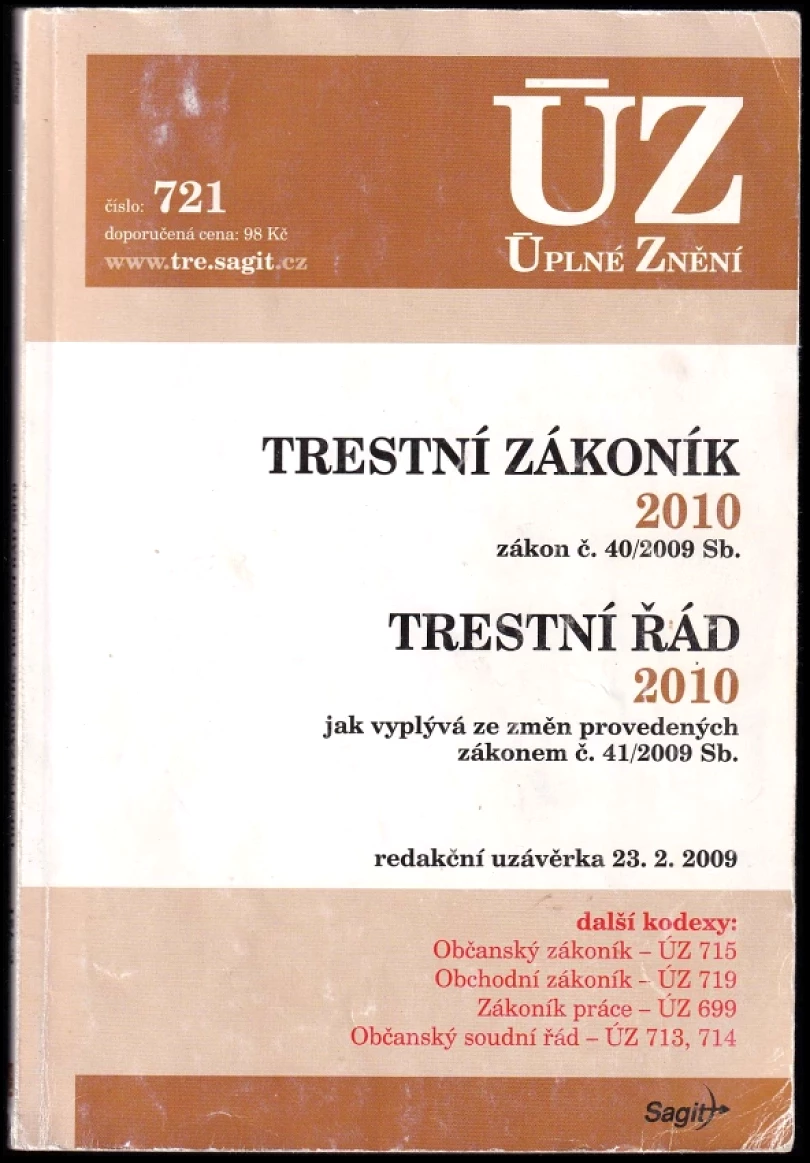 Trestní zákoník 2010 (, 2009)