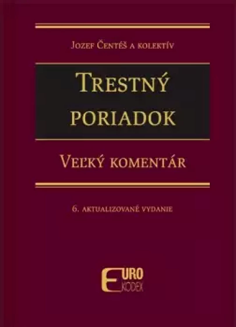 Levně Trestný poriadok (, 2025)
