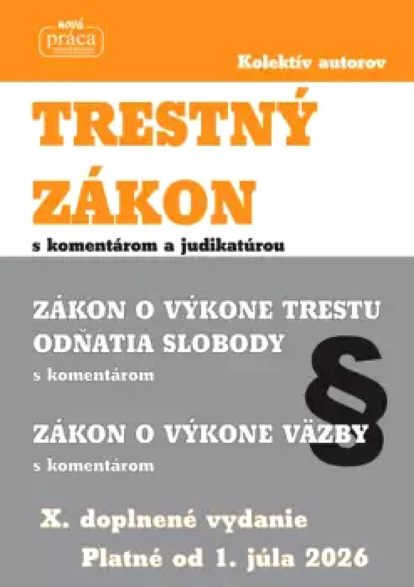 Trestný zákon 2026 (, 2026)