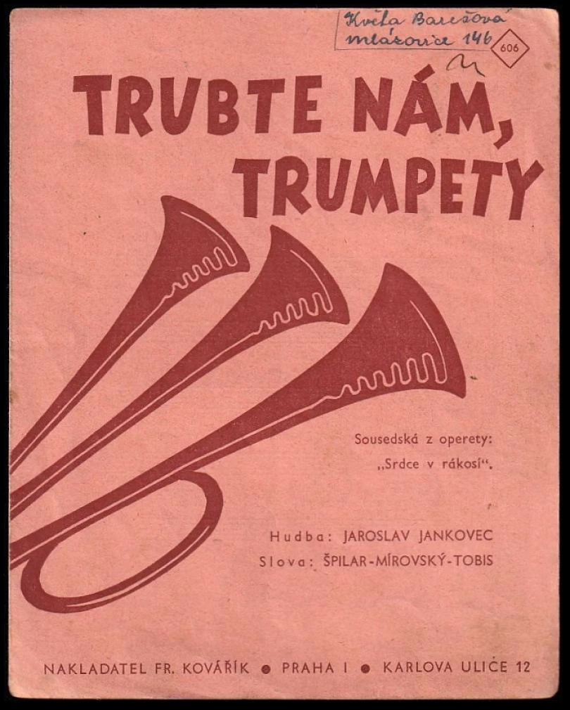 Levně Trubte nám, trumpety (Jaroslav Jankovec, 1941)