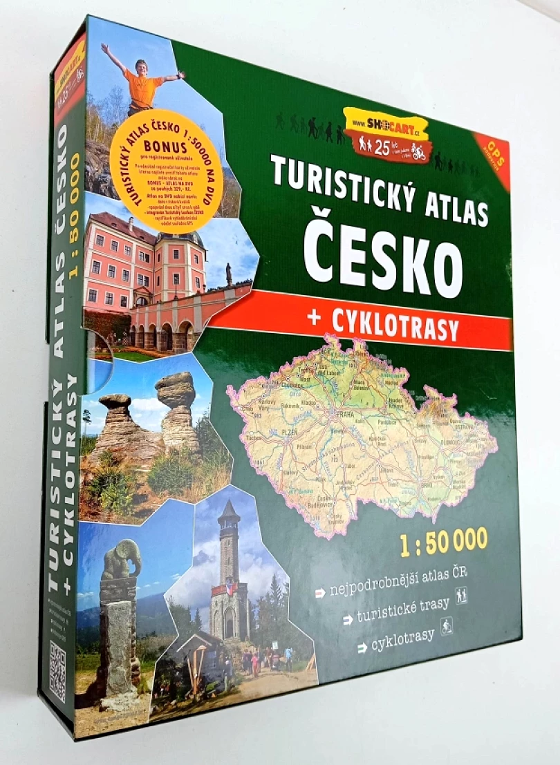 Levně Turistický atlas Česko 1:50 000 (, 2016)