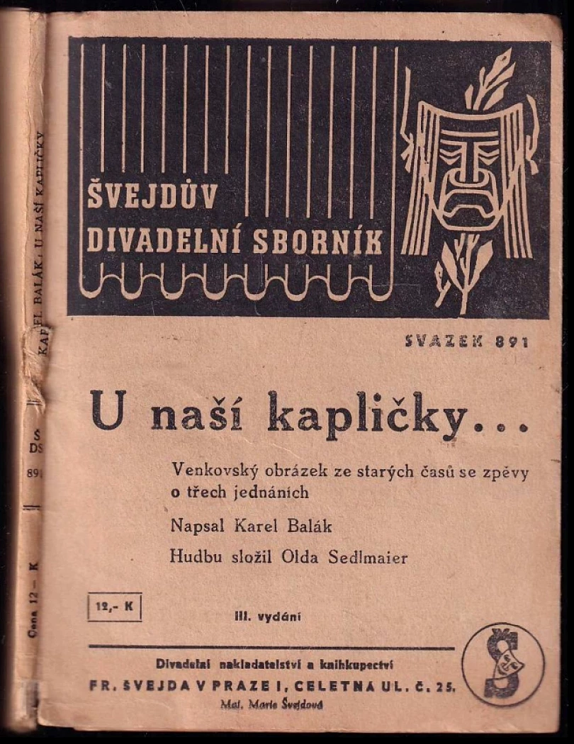 Levně U naší kapličky (Karel Balák, 1941)
