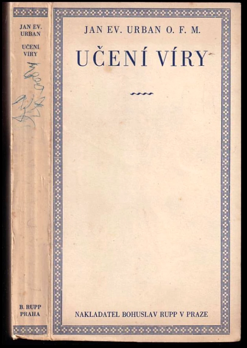 Učení víry pro vstup dospělých do Církve Kristovy (Jan Evangelista Urban, 1946)