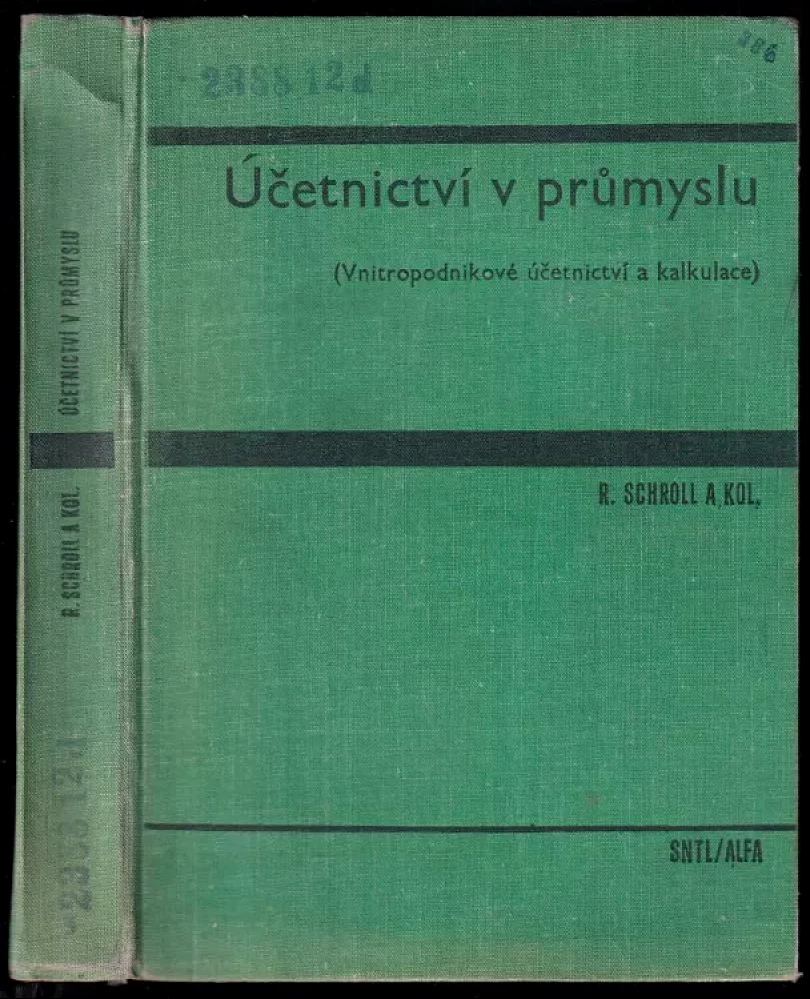 Účetnictví v průmyslu (Jaromír Báča, 1968)