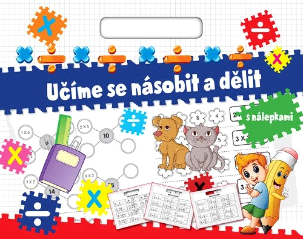 Levně Učíme se násobit a dělit s nálepkami (, 2024)