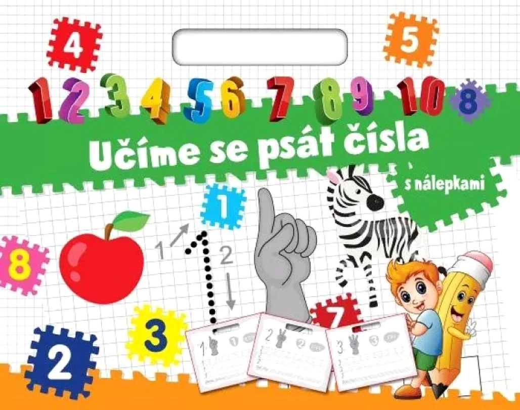 Levně Učíme se psát čísla s nálepkami (, 2024)