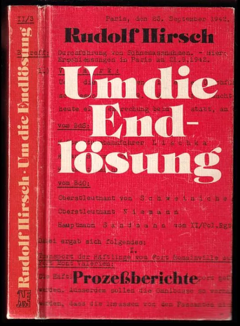 Um die Endlösung (Rudolf Hirsch, 1982)