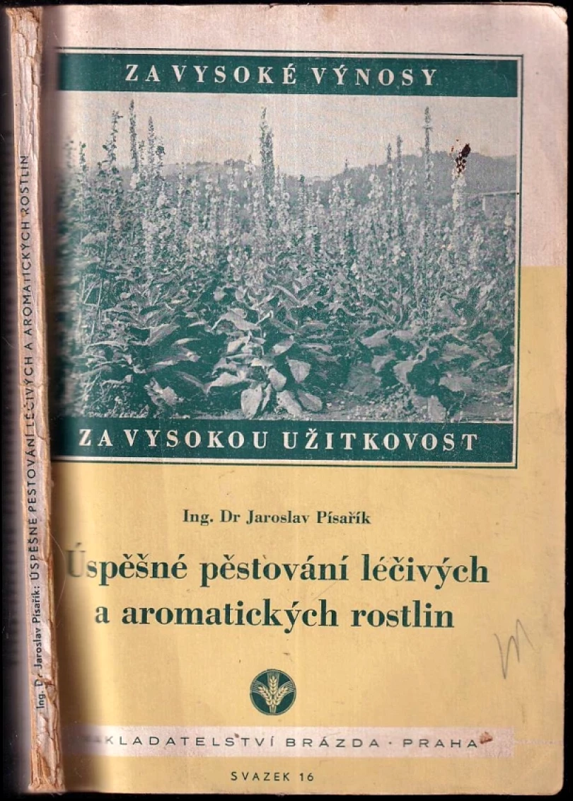 Úspěšné pěstování léčivých a aromatických rostlin (Jaroslav Písařík, 1952)