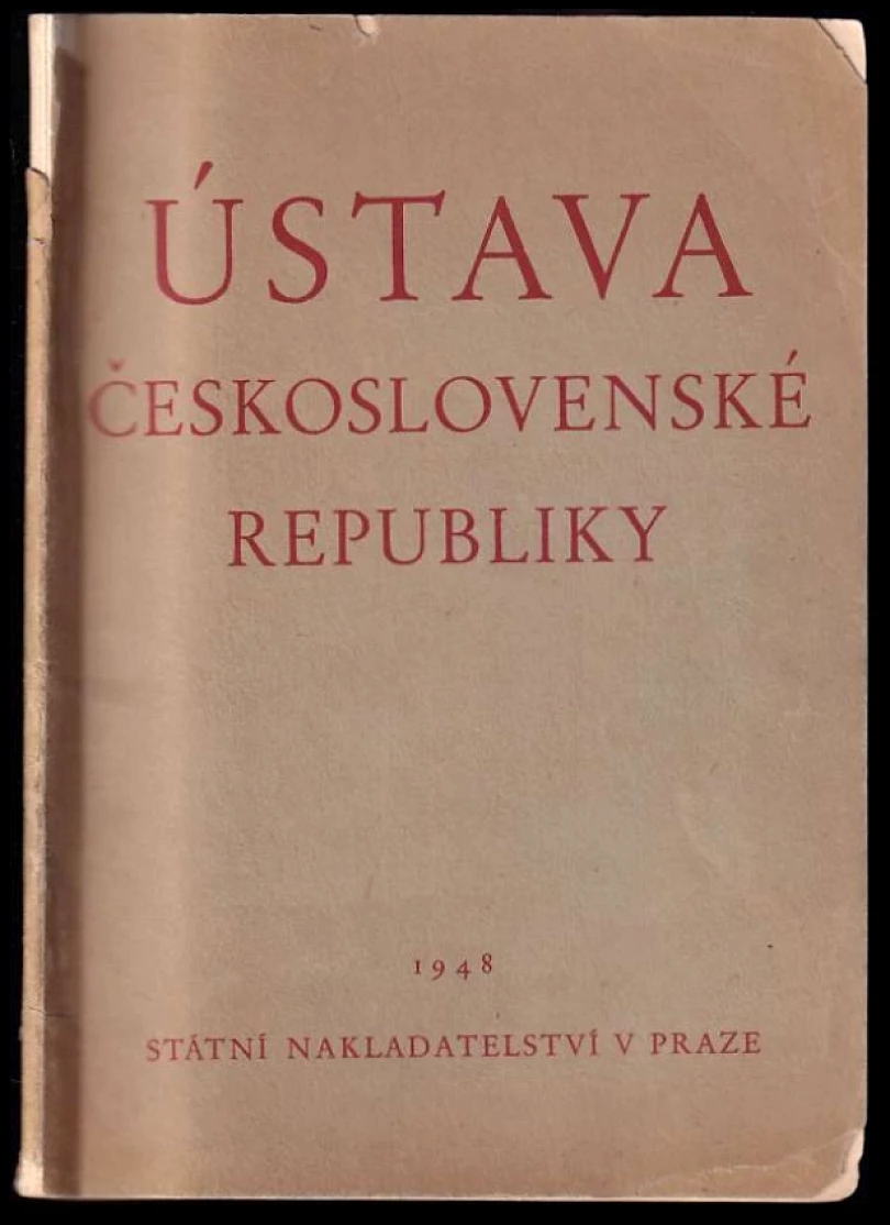 Levně Ústava Československé republiky ze dne 9. května 1948 (, 1948)
