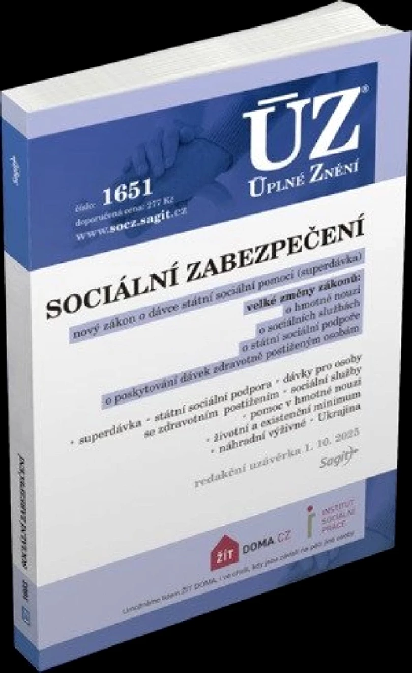 ÚZ 1651 Sociální zabezpečení (, 2025)
