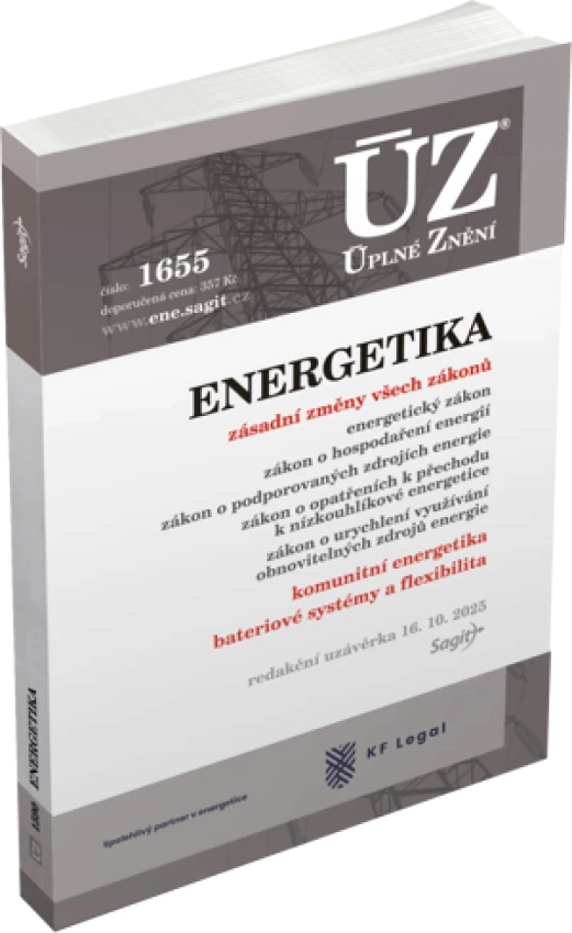 Levně ÚZ 1655 Energetický zákon (komunitní energetika), Zákon o podporovaných zdrojích energie, Zákon o hospodaření energií, Zákon o urychlení využívání ...