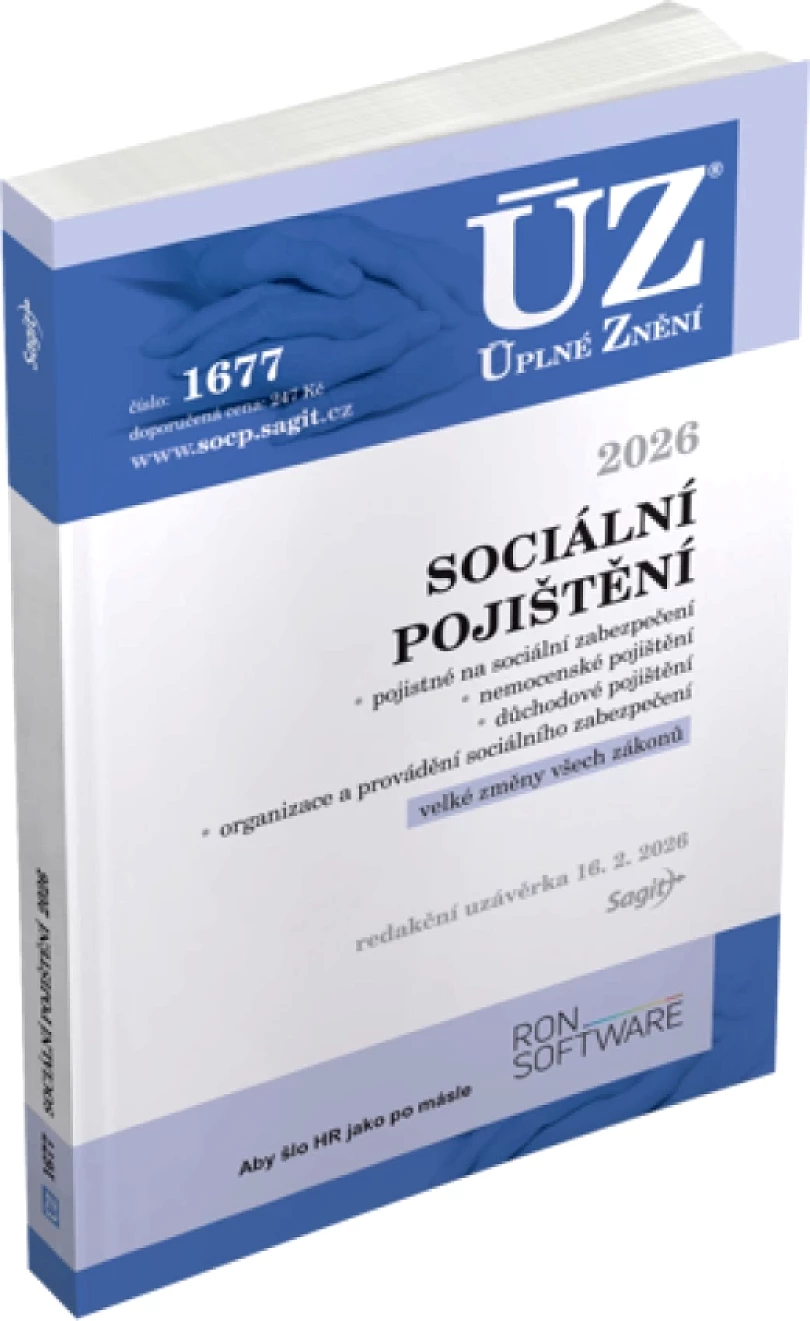 ÚZ 1677 Sociální pojištění (, 2026)