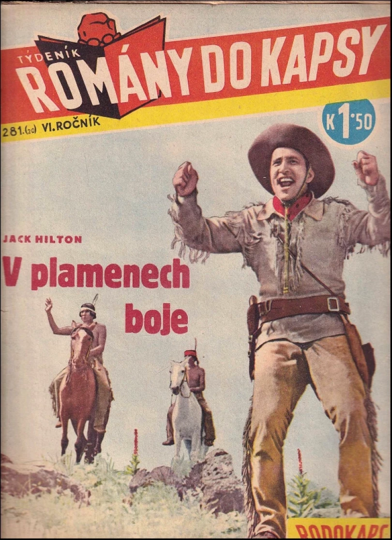 V plamenech boje, Rodokaps 281. (20), ročník VI. (Jack Hilton, 1940)
