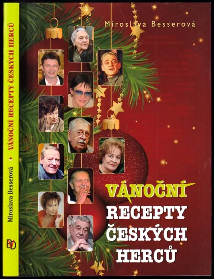Levně Vánoční recepty českých herců (Miroslava Besserová, 2016)