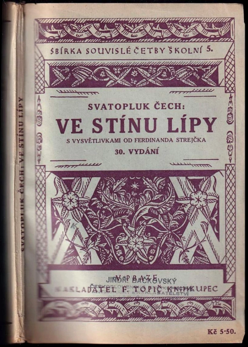 Levně Ve stínu lípy (Svatopluk Čech, 1937)