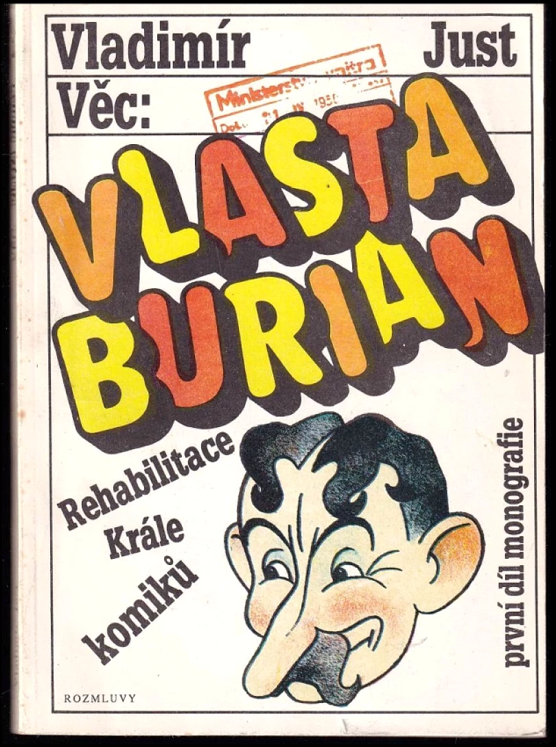 Levně Věc: Vlasta Burian (Vladimír Just, 1991)