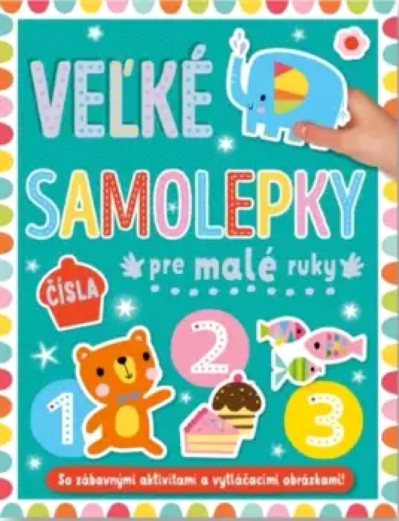 Levně Velké samolepky pre malé ruky Čísla (, 2023)